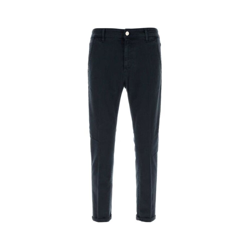 Pt Torino Men Navy Blue Stretch Denim Jeans